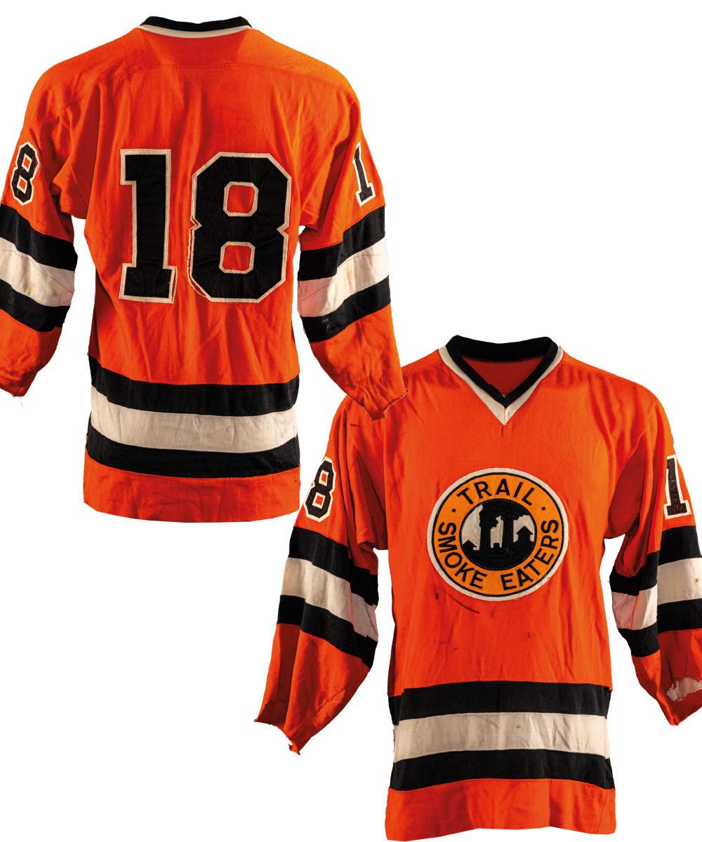 Lot Detail - Late-1970s/Early-1980s WIHL Trail Smoke Eaters Game-Worn ...