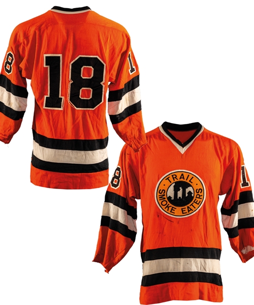 Late-1970s/Early-1980s WIHL Trail Smoke Eaters Game-Worn Jersey
