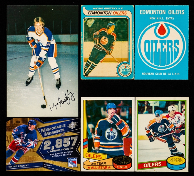 Massive 1980s to 2000s Wayne Gretzky Hockey Card Collection (Approximately 30,000) Including 1979-80 O-Pee-Chee Rookie Card