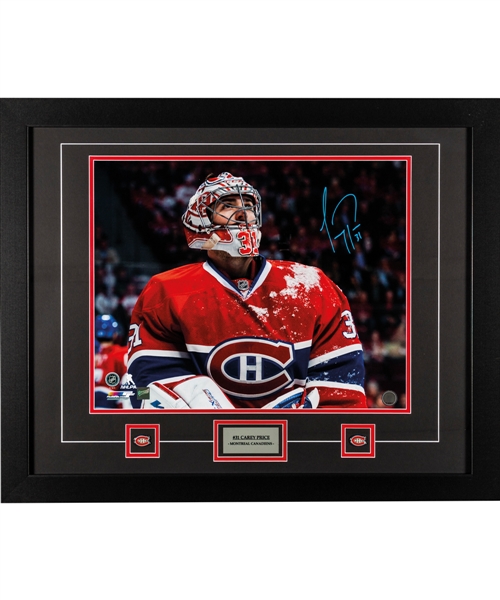Carey Price Signed Montreal Canadiens Framed Photo With COA (26” x 32”)
