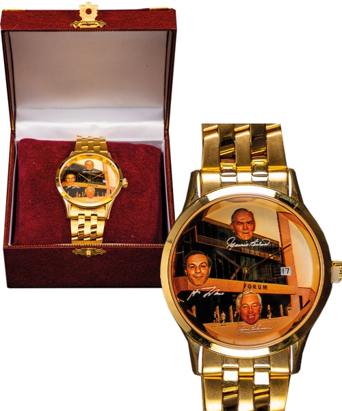 "Montreal Classic" Richard, Beliveau and Lafleur Limited-Edition Montreal Canadiens Watch in Original Box