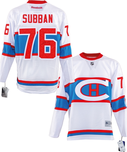 PK Subban Signed 2016 Winter Classic Montreal Canadiens Jersey with LOA