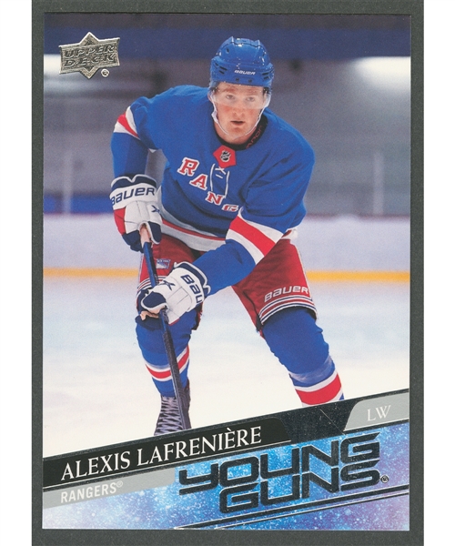 2020-21 Upper Deck Young Guns Hockey Card #201 Alexis Lafreniere Rookie