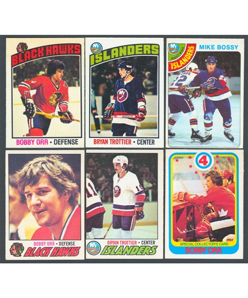 1976-77, 1977-78 and 1978-79 O-Pee-Chee Hockey Complete 396-Card Sets