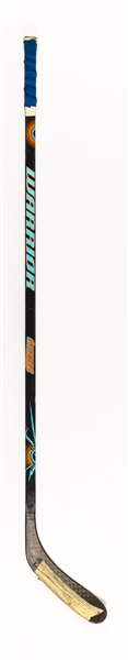 Marian Hossas 2006-07 Atlanta Thrashers Warrior Dolomite Game-Used Playoffs Stick from the Personal Collection of an Important Hockey Executive with His Signed LOA