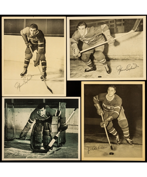 1945-1954 Montreal Canadiens Quaker Oats Hockey Photos (168) Including Young Maurice Richard and Jean Beliveau and all Toe Blake, Elmer Lach and Bill Durnan Variations