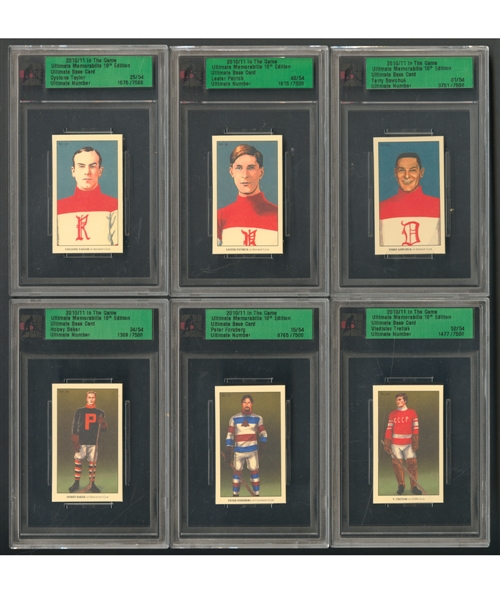 2010-11 ITG 10th Edition Ultimate Base Card Collection (52) Plus 2005-06 and 2006-07 ITG Base Cards (6)
