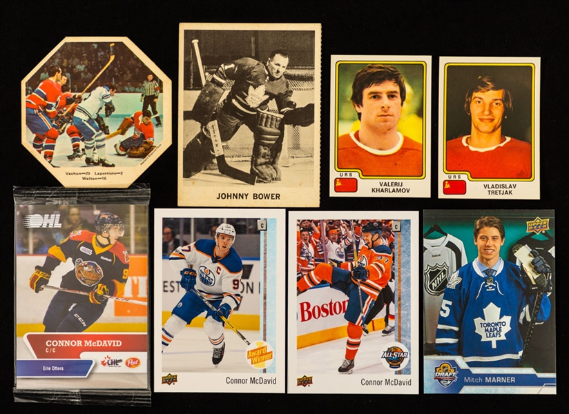 Large 1960s to 2000s Hockey Card Food Issue, Promo Set, Team Set, Stamp/Sticker and Card Collection   