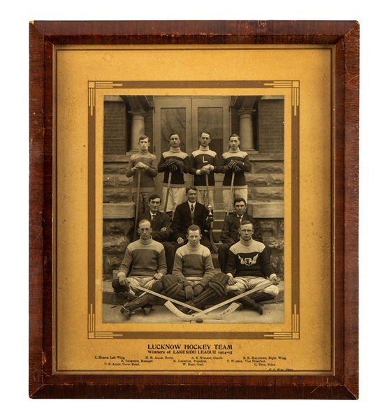 Antique 1910s Hockey Team Cabinet Photo Collection of 3 including St. Pauls School – Hobey Baker’s Alma Mater! 