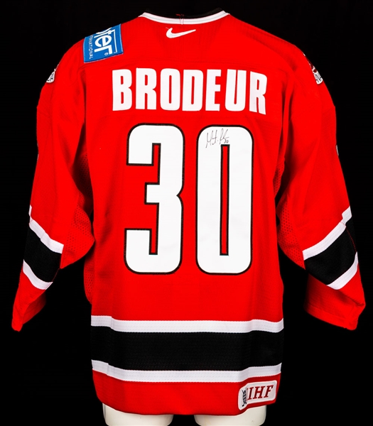 Martin Brodeur Signed Team Canada 2005 World Championships Jersey