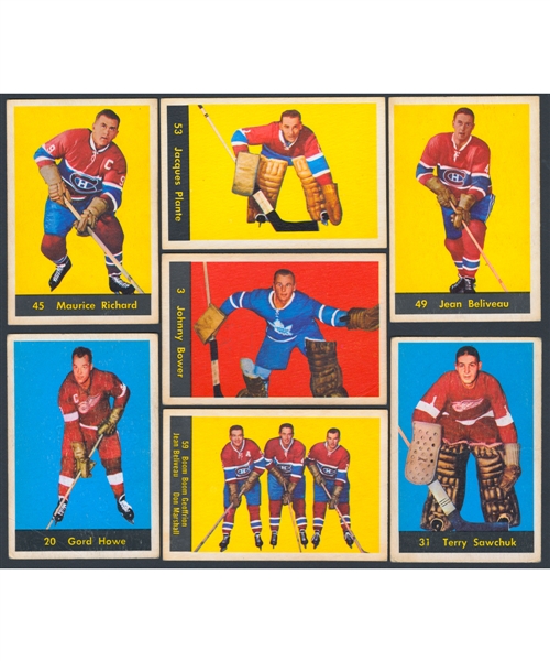 1960-61 Parkhurst Hockey Complete 61-Card Set