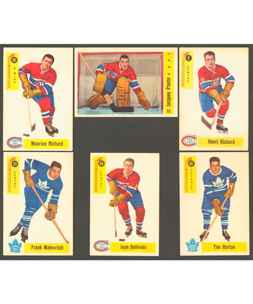 1958-59 Parkhurst Hockey Complete 50-Card Set