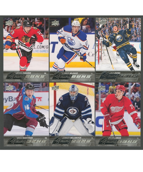 2015-16 Upper Deck Hockey Series 1 & 2 Complete 500-Card Set with All Young Guns Including McDavid and Eichel RCs 