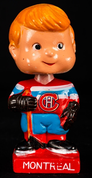1961-63 Montreal Canadiens Mini Nodder / Bobble Head Doll 