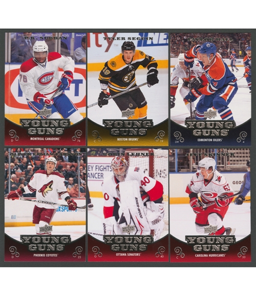 2010-11 Upper Deck Hockey Complete 500-Card Set with All Young Guns Including Seguin, Hall and Subban RCs