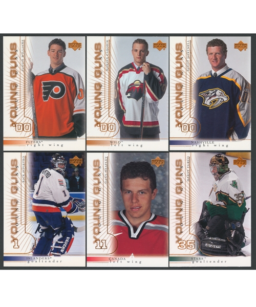 2000-01 Upper Deck Hockey Complete 440-Card Set with All Young Guns Including Gaborik, Williams and Heatley RCs