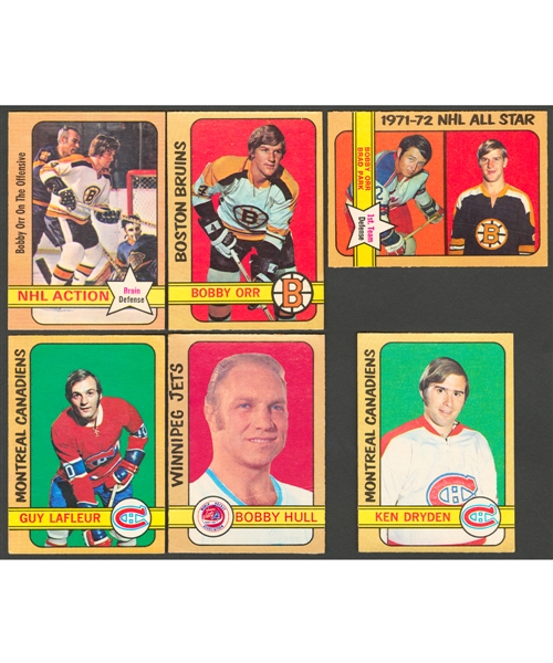 1972-73 O-Pee-Chee Hockey Complete 341-Card Set