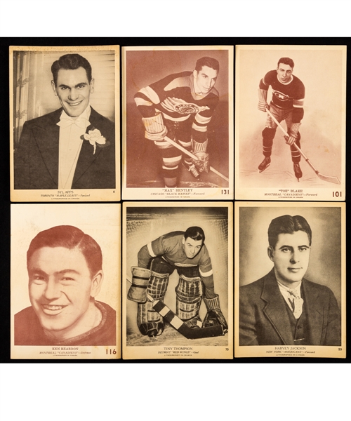 1939-40 O-Pee-Chee V301-1 Hockey Cards Starter Set (49/100) and 1940-41 O-Pee-Chee V301-2 Hockey Cards Starter Set (22/50)