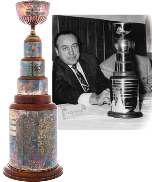 Hector "Toe" Blakes 1955-56 to 1968-69 Montreal Canadiens Stanley Cup Championship Trophy (19”) - Spectacular Vintage Trophy Commemorating His 8 Stanley Cup Wins as a Canadiens Coach! 