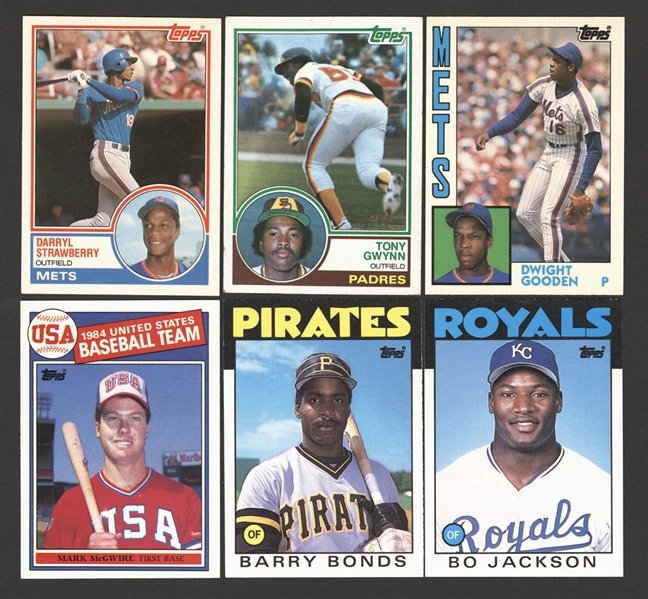 1983 to 1989 Topps Baseball Card Collection Including Complete Sets, Complete Traded Sets in Boxes and Factory Set