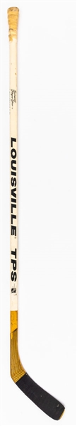 Ron Francis Early-1990s Hartford Whalers Louisville TPS Game-Used Stick