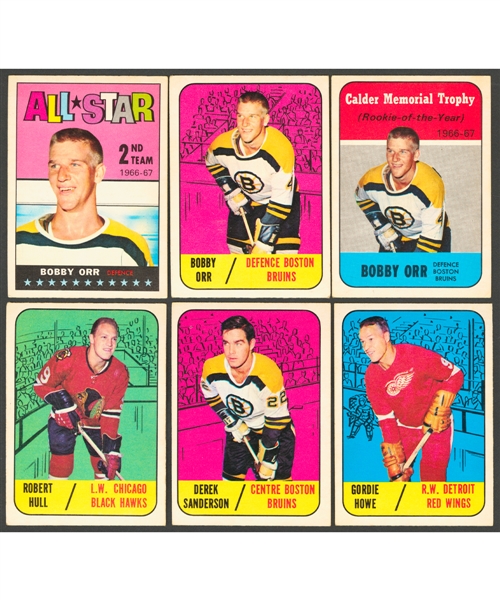 1967-68 Topps Hockey Complete 132-Card Set