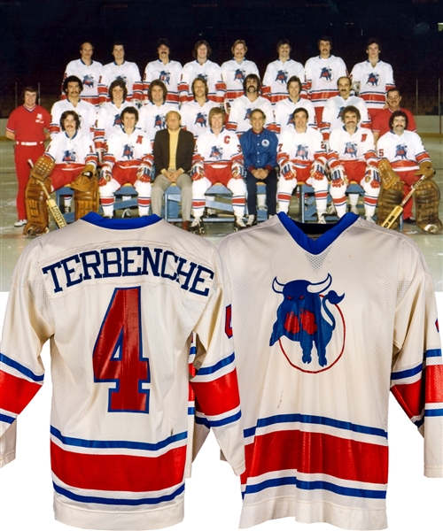 Paul Terbenches 1977-78 WHA Birmingham Bulls Game-Worn Jersey