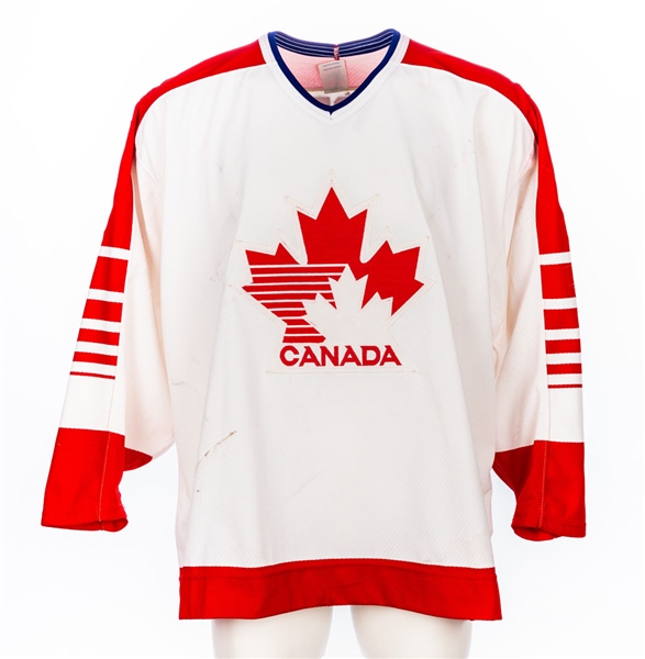 Robin Bartel’s 1989-90 Team Canada Game-Worn Jersey with LOA 
