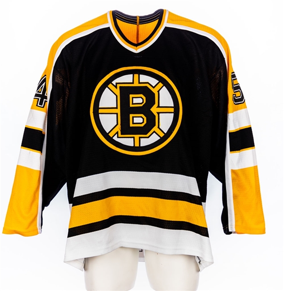 Jason Doyles Late-1990s Boston Bruins Game-Worn Pre-Season Jersey 