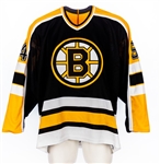 Jason Doyles Late-1990s Boston Bruins Game-Worn Pre-Season Jersey 