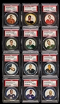 1968-69 Shirriff Hockey Coins Complete Set  - 112 Coins are Highest Graded! - Current Finest and All-Time Finest PSA Set!