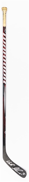Nicklas Lidstrom’s 2010-11 Detroit Red Wings Signed Warrior Widow Game-Used Stick 