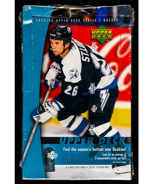 2005-06 Upper Deck Hockey Series 1 Factory Sealed Hobby Box - Sidney Crosby Rookie Card Year!