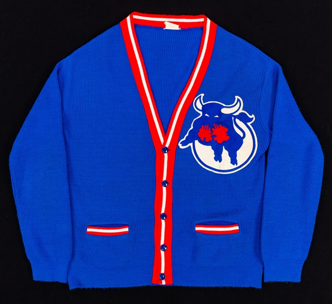 Mid-1970s WHA Toronto Toros Ice Cleaning Crew Cardigan