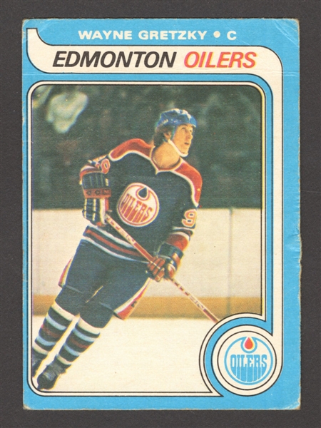 1979-80 O-Pee-Chee Hockey Card #18 HOFer Wayne Gretzky Rookie