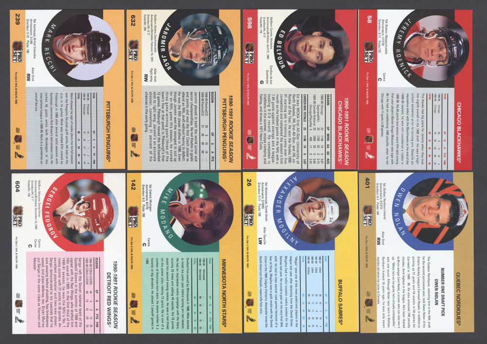 PROSET】 NHL The Hottest Card on Ice! THE 1990 SERIES 1 NHL