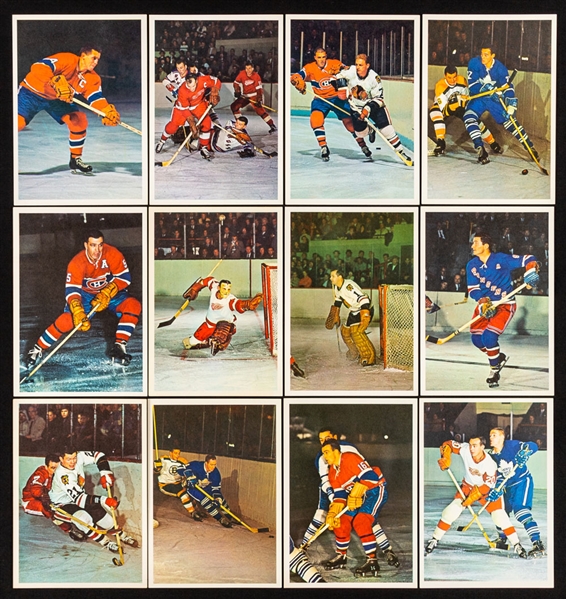 1963-64 Toronto Star "Stars In Action" Complete Set of 42 Plus 1965-66 Coca-Cola NHL Complete Card Set of 108 (Six Undetached Team Sets)