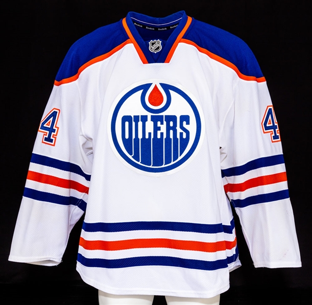 Zack Kassian’s 2015-16 Edmonton Oilers Game-Worn Jersey with Team LOA – Photo-Matched! 