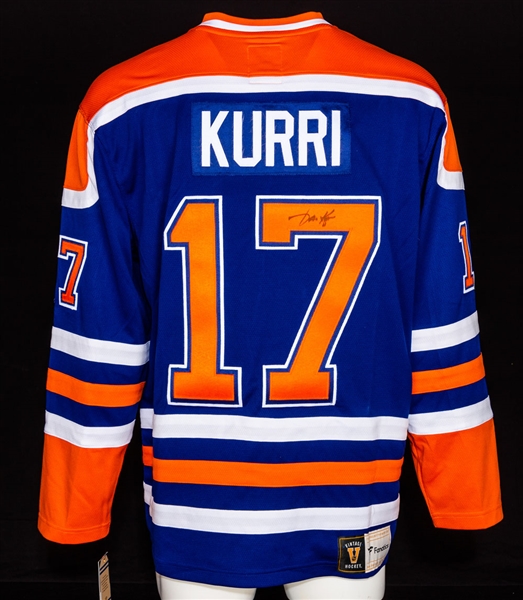 Jari Kurri Signed Edmonton Oilers Alternate Captains Jersey with LOA