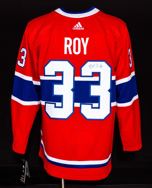 Patrick Roy Montreal Canadiens Signed Adidas Pro Model Jersey with LOA