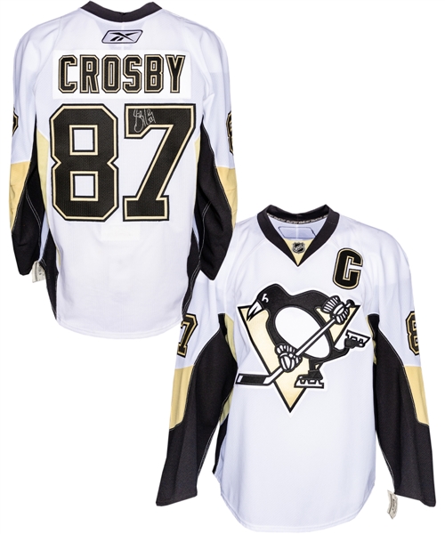 Hockey Stars Signed Hockey Jersey Collection of 4 Including Crosby, Price, Luongo and Talbot