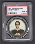 1968-69 Shirriff Hockey Coin #14 Gary Doak SP - Graded PSA 9