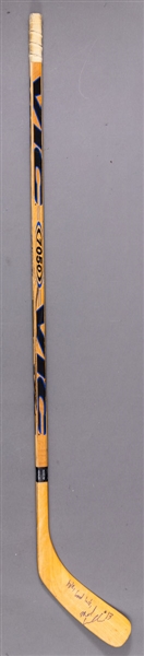 Michael Cammalleri’s Circa Early-2000s Signed Vic 7050 Game-Used Stick 