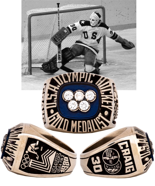 Jim Craig 1980 Winter Olympics Team USA Gold Medalist "Miracle on Ice" Salesmans Sample Ring