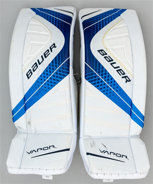 Demain des Hommes 2018 French-Language TV Series-Worn Bauer Goalie Pads 