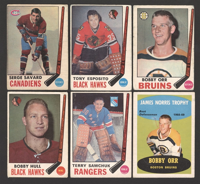 1969-70 O-Pee-Chee Hockey Near Complete Set (213/231)