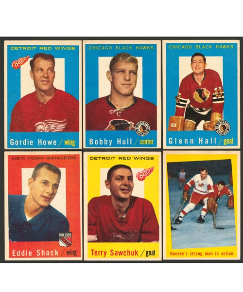 1959-60 Topps Hockey Complete 66-Card Set