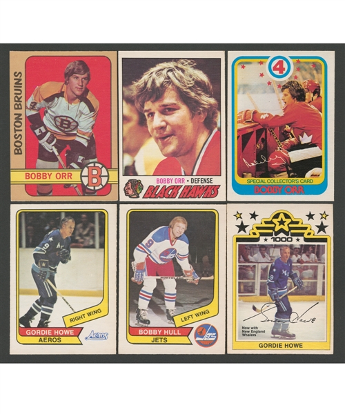 1973-74 O-Pee-Chee Hockey (150+), 1976-77 O-Pee-Chee WHA Near Complete Set (123/132) Plus Extras (92), 1977-78 O-Pee-Chee Set and 1977-78 O-Pee-Chee WHA Complete Set Plus Extras (100) and More