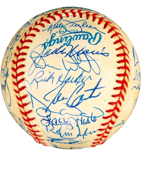 Toronto Blue Jays 1992 World Series Champions Team-Signed Baseball 