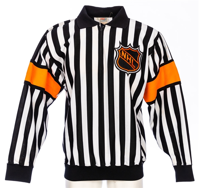Mid-1990s NHL Game-Worn Referee Jersey #26 